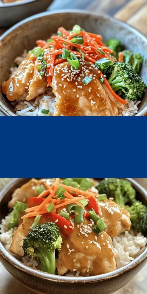 Discover the vibrant and delicious world of Bang Bang Chicken Bowls! Perfect for busy weeknights, this dish features tender chicken thighs, colorful veggies, and a creamy, spicy sauce that brings amazing flavor to your table. It's a nutritious meal that can be easily customized to suit your taste and dietary needs. Dive into this flavorful journey and enjoy a satisfying dining experience. #BangBangChicken #MealPrep #HealthyEating #BowlMeals #QuickDinner #Foodie #CookingAtHome