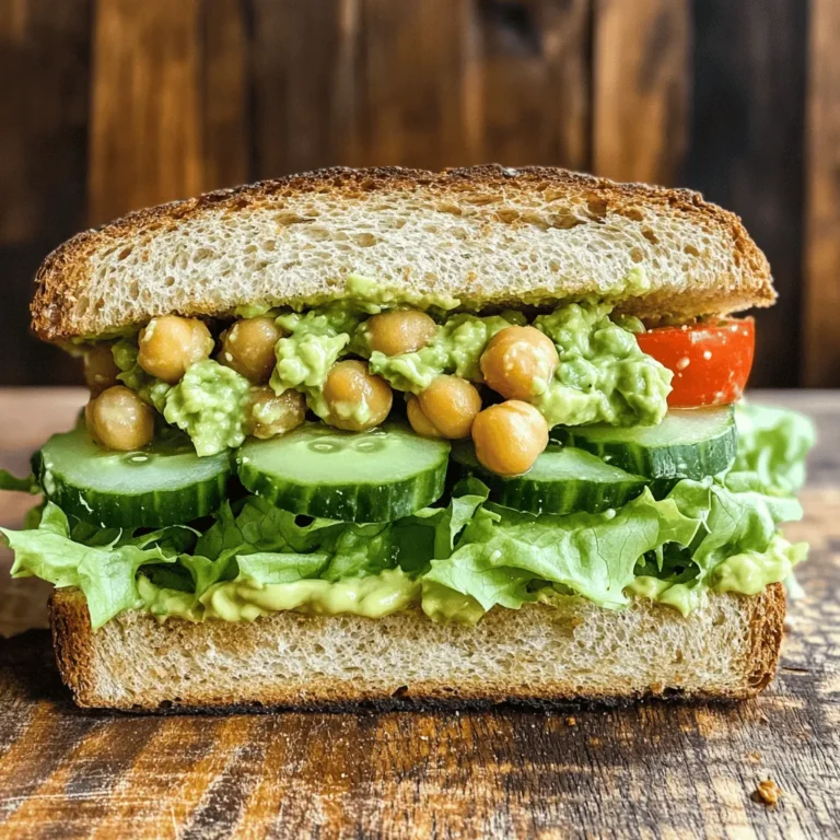 In a world where healthy eating is increasingly intertwined with flavor, the Green Goddess Salad Sandwich emerges as a delightful option for quick meals and satisfying lunches. Bursting with vibrant ingredients and rich in nutrients, this sandwich not only looks appealing with its fresh greens and colorful vegetables but also packs a punch in terms of taste and health benefits. Ideal for health-conscious individuals or anyone seeking a nourishing vegetarian alternative, the Green Goddess Salad Sandwich is sure to become a staple in your meal repertoire.