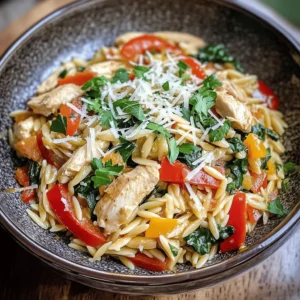Welcome to the world of High Protein Chicken Orzo, a dish designed to tantalize your taste buds while keeping your nutritional goals in check. This vibrant and hearty meal is not only visually appealing but also delivers a satisfying combination of flavors and textures. With its tender pieces of chicken, perfectly cooked orzo pasta, and a medley of colorful vegetables, this recipe stands out as a healthy option for any dinner table.