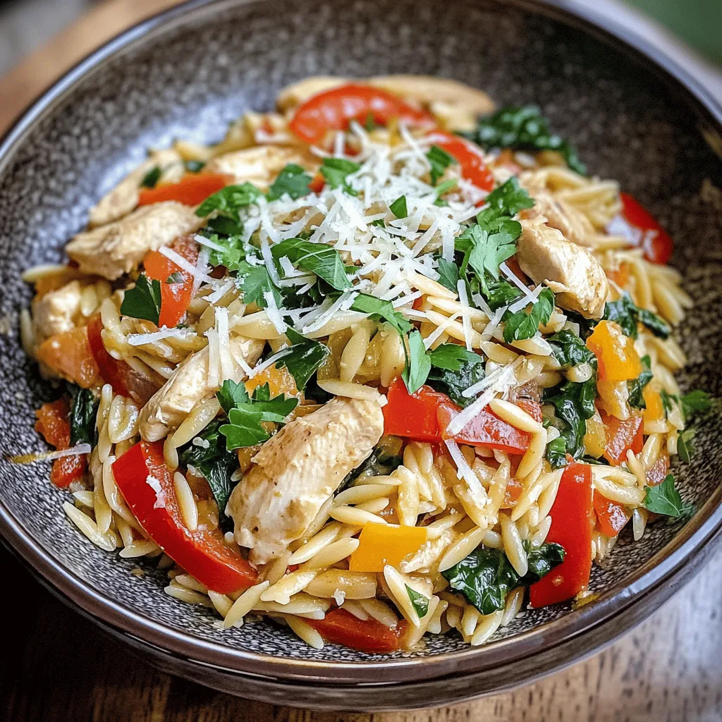 Welcome to the world of High Protein Chicken Orzo, a dish designed to tantalize your taste buds while keeping your nutritional goals in check. This vibrant and hearty meal is not only visually appealing but also delivers a satisfying combination of flavors and textures. With its tender pieces of chicken, perfectly cooked orzo pasta, and a medley of colorful vegetables, this recipe stands out as a healthy option for any dinner table.