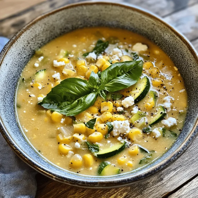 As summer unfolds, the vibrant colors and flavors of the season beckon us to the kitchen. One dish that perfectly embodies the essence of summer is the Sweet Summer Corn & Zucchini Chowder. This delightful chowder is not just a meal; it’s a celebration of the warm months, bringing together the freshest ingredients in a creamy, comforting bowl. The sweetness of corn, the tenderness of zucchini, and the depth of spices create a harmonious blend that is both satisfying and refreshing.