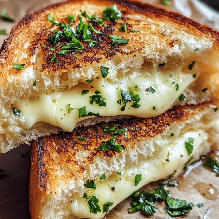 The building blocks of any great dish begin with quality ingredients. For our Garlic Bread Grilled Cheese, each component plays a vital role in delivering outstanding flavor and texture. Let’s dive into the specifics of what makes this sandwich truly special.