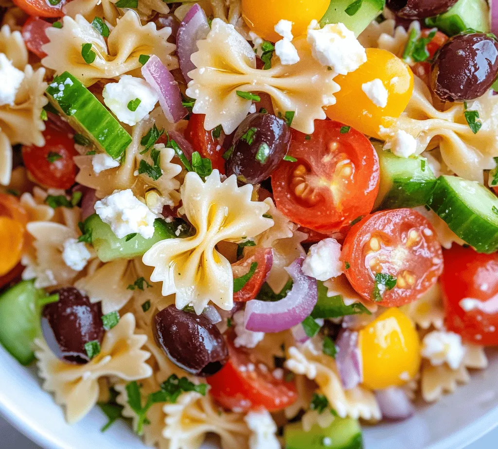 What makes Bow Tie Delight Pasta Salad so appealing? For starters, it's a breeze to prepare, making it an excellent choice for both novice and experienced cooks. The combination of fresh ingredients leads to a dish that is not only delicious but also packed with nutrients, ensuring that you won't be sacrificing health for flavor. The unique shape of bow tie pasta adds a fun twist, making it a hit with both children and adults alike.