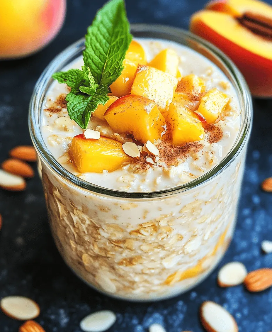 In our fast-paced world, breakfast often takes a backseat, with many opting for quick, unhealthy choices that leave them feeling unsatisfied. However, what if there was a way to enjoy a nutritious and delicious breakfast without the hassle? Enter the delightful recipe for Healthy Overnight Oats with Peaches. This simple yet satisfying dish offers a perfect balance of flavors and textures that will not only fuel your morning but also keep you full until lunch.