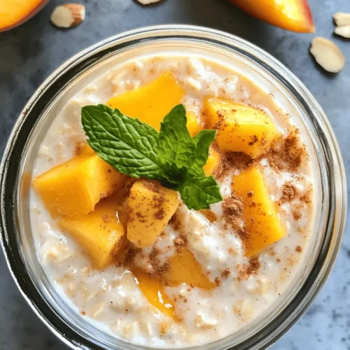 In our fast-paced world, breakfast often takes a backseat, with many opting for quick, unhealthy choices that leave them feeling unsatisfied. However, what if there was a way to enjoy a nutritious and delicious breakfast without the hassle? Enter the delightful recipe for Healthy Overnight Oats with Peaches. This simple yet satisfying dish offers a perfect balance of flavors and textures that will not only fuel your morning but also keep you full until lunch.