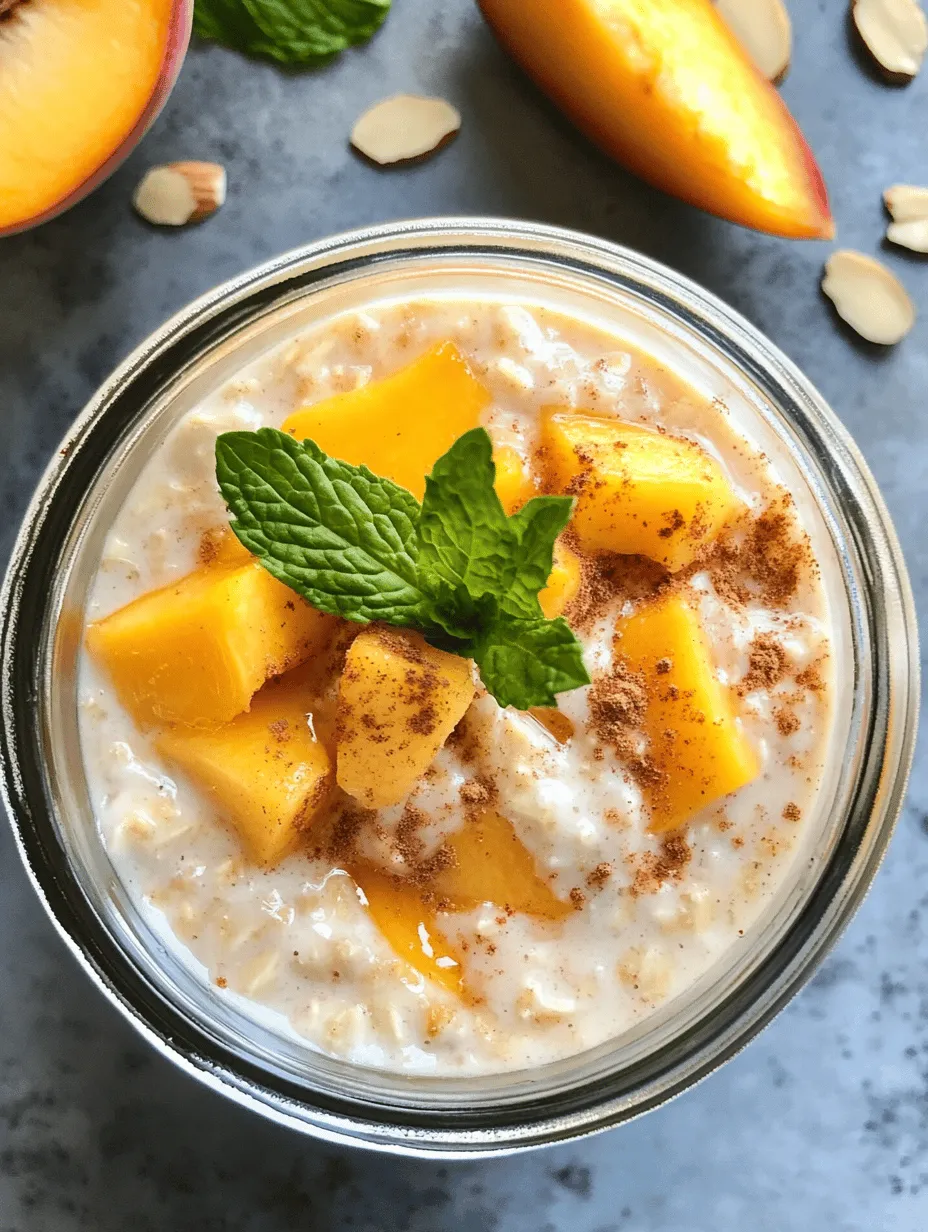 In our fast-paced world, breakfast often takes a backseat, with many opting for quick, unhealthy choices that leave them feeling unsatisfied. However, what if there was a way to enjoy a nutritious and delicious breakfast without the hassle? Enter the delightful recipe for Healthy Overnight Oats with Peaches. This simple yet satisfying dish offers a perfect balance of flavors and textures that will not only fuel your morning but also keep you full until lunch.