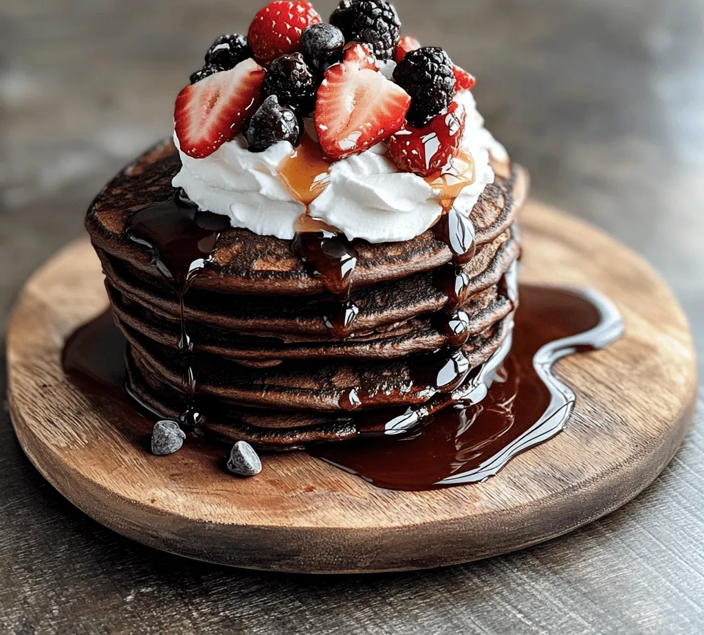 Breakfast is often called the most important meal of the day, and what better way to start your morning than with a plate piled high with the most amazing chocolate pancakes? These fluffy, rich, and decadent pancakes are a delightful twist on the classic breakfast staple. Whether you're celebrating a special occasion, enjoying a leisurely weekend brunch with family, or just craving something sweet to kick off your day, these chocolate pancakes will satisfy your sweet tooth and elevate your breakfast experience.