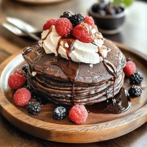 Breakfast is often called the most important meal of the day, and what better way to start your morning than with a plate piled high with the most amazing chocolate pancakes? These fluffy, rich, and decadent pancakes are a delightful twist on the classic breakfast staple. Whether you're celebrating a special occasion, enjoying a leisurely weekend brunch with family, or just craving something sweet to kick off your day, these chocolate pancakes will satisfy your sweet tooth and elevate your breakfast experience.