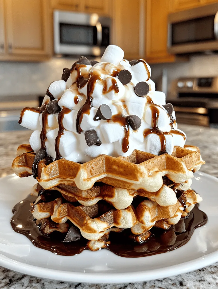 Imagine waking up on a lazy weekend morning, the sun streaming through the kitchen window, the aroma of something delicious wafting through the air. Now, picture that deliciousness being a plate of S’mores Waffles, a delightful twist on the beloved classic campfire treat. Combining the comforting flavors of breakfast with the nostalgic essence of S’mores, this recipe is perfect for family brunches, special occasions, or simply indulging yourself on a fun weekend.