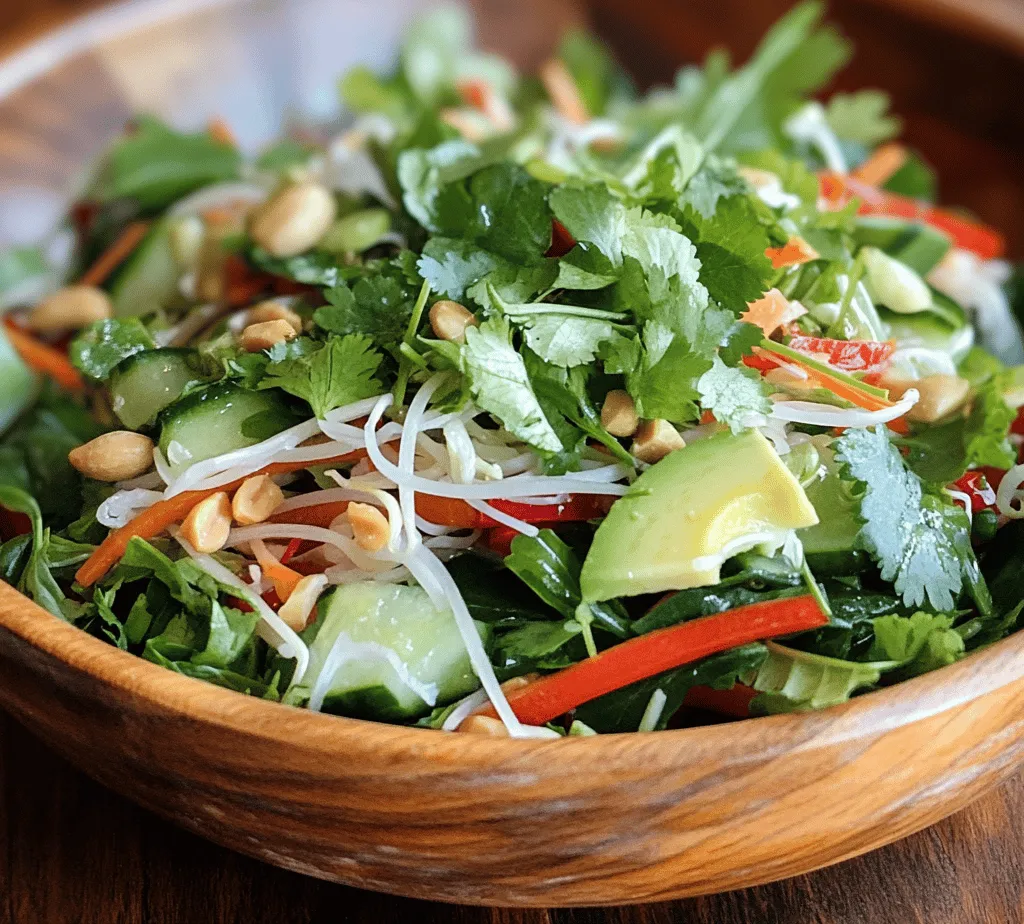 As the seasons shift and warmer days approach, the craving for lighter, fresher meals often arises. One such delightful dish that captures the essence of spring is the Fresh & Zesty Spring Roll Salad with Spicy Ginger Dressing. This vibrant salad is not only a feast for the eyes but also a wholesome composition of flavors and textures that appeals to both the palate and the body. Imagine a colorful medley of fresh vegetables harmoniously tossed together, all enhanced by a fiery ginger dressing that invigorates each bite. This dish is perfect for those looking to embrace seasonal produce while enjoying a fulfilling meal.
