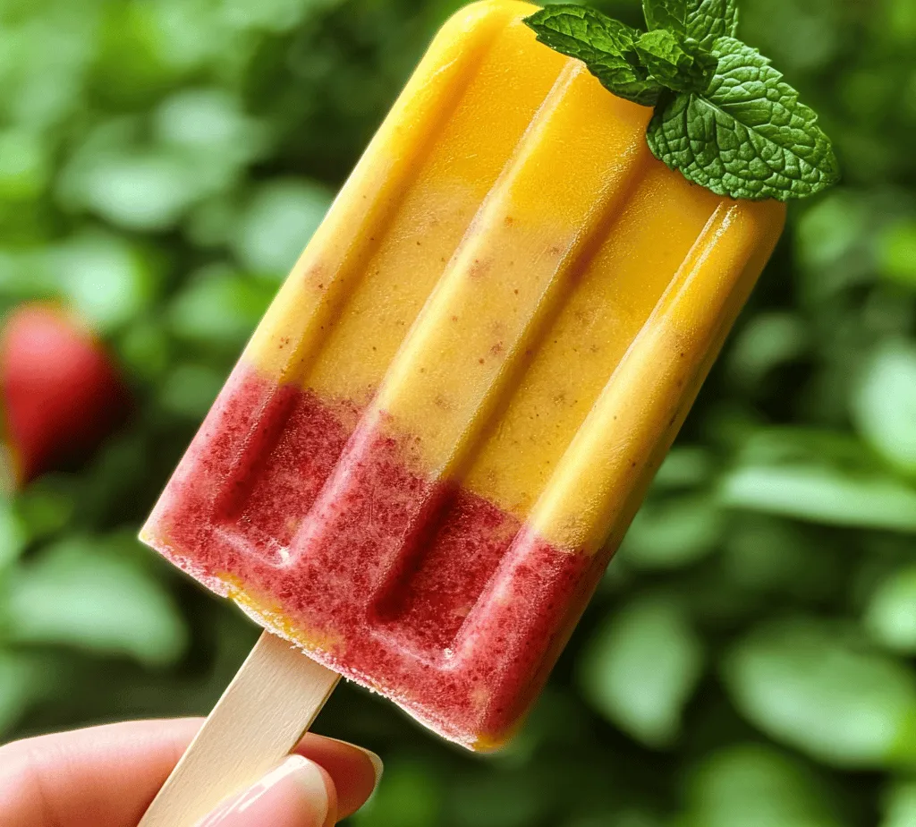 To truly appreciate the Strawberry Mango Bliss Popsicles, it’s essential to understand the key ingredients that contribute to their delightful flavor and health benefits.