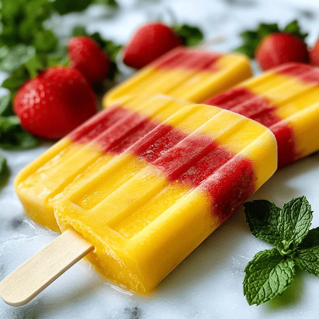 To truly appreciate the Strawberry Mango Bliss Popsicles, it’s essential to understand the key ingredients that contribute to their delightful flavor and health benefits.
