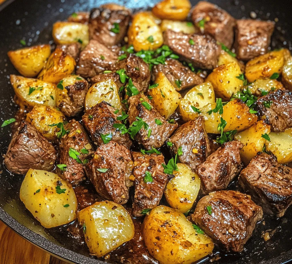 When it comes to hearty comfort food, few dishes can rival the mouthwatering combination of sizzling garlic butter steak and crispy potatoes. This recipe embodies the essence of home-cooked meals, offering a delightful balance of flavors and textures that is sure to please any palate. Imagine tender, juicy steak seared to perfection, accompanied by golden-brown potatoes infused with aromatic garlic butter; it’s a dish that not only satisfies hunger but also warms the soul.