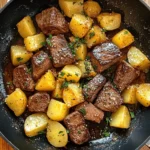 When it comes to hearty comfort food, few dishes can rival the mouthwatering combination of sizzling garlic butter steak and crispy potatoes. This recipe embodies the essence of home-cooked meals, offering a delightful balance of flavors and textures that is sure to please any palate. Imagine tender, juicy steak seared to perfection, accompanied by golden-brown potatoes infused with aromatic garlic butter; it’s a dish that not only satisfies hunger but also warms the soul.
