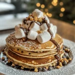 Imagine waking up to the sweet aroma of pancakes, with the nostalgic flavors of campfire S’mores wafting through your kitchen. The S’mores Pancakes Delight is more than just a breakfast; it’s an experience, a delightful fusion of two beloved treats that will transport you back to summer nights spent around the fire. These pancakes combine the gooeyness of melted marshmallows, the richness of chocolate, and the crunch of graham crackers, creating a heavenly breakfast that appeals to both the young and the young-at-heart.