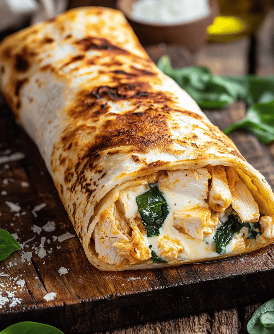 Are you looking for a meal that is both satisfying and easy to prepare? Look no further than Cheesy Garlic Chicken Wraps—a dish that combines the savory goodness of tender chicken, the rich creaminess of cheese, and the aromatic flavor of garlic, all wrapped up in a convenient and versatile format. These wraps not only satisfy your cravings but also make for a fantastic option for various occasions, whether you're enjoying a quiet dinner at home, packing a lunch for work, or impressing guests at a gathering.