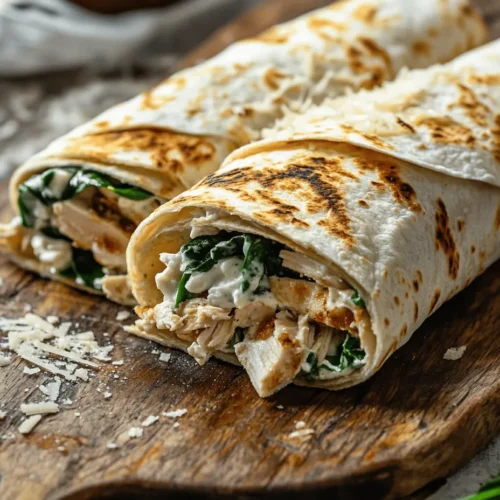 Are you looking for a meal that is both satisfying and easy to prepare? Look no further than Cheesy Garlic Chicken Wraps—a dish that combines the savory goodness of tender chicken, the rich creaminess of cheese, and the aromatic flavor of garlic, all wrapped up in a convenient and versatile format. These wraps not only satisfy your cravings but also make for a fantastic option for various occasions, whether you're enjoying a quiet dinner at home, packing a lunch for work, or impressing guests at a gathering.