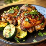 Are you ready to elevate your dinner table with a dish that is bursting with flavor and vibrancy? Introducing Sizzling Asado Chicken with Zesty Lemon Zucchini—a delightful recipe that combines the richness of marinated Asado chicken with the refreshing zest of lemon-infused zucchini. This dish is not only visually stunning but also packed with a medley of spices that dance on your palate, making it an ideal choice for weeknight dinners, family gatherings, or meal prep enthusiasts looking to add a zesty twist to their culinary repertoire.