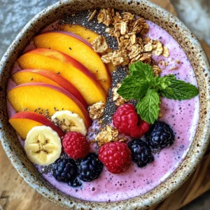 In recent years, smoothie bowls have taken the culinary world by storm, transforming the way we enjoy nutritious breakfasts and snacks. These vibrant, thick smoothies served in a bowl and topped with an array of colorful ingredients offer a delightful combination of flavors and textures, making them not just a meal, but a canvas for creativity. Among the many delightful variations available, the Peach Paradise Smoothie Bowl stands out as a refreshing and healthful option that perfectly combines the sweetness of ripe peaches with the creaminess of yogurt and the crunch of toppings.