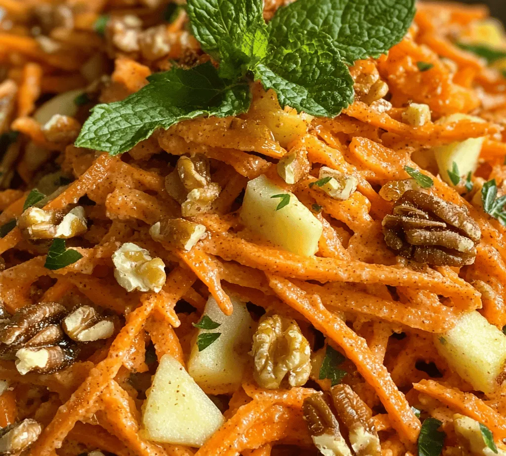 In a world where healthy eating is often associated with bland and uninspired meals, the Crunchy Carrot Apple Delight stands out as a vibrant and flavorful option. This delightful salad combines the natural sweetness of apples and carrots with the rich creaminess of Greek yogurt, creating a dish that is not only visually appealing but also packed with essential nutrients. Whether you're looking for a refreshing side dish for your next dinner party, a light lunch option, or a wholesome addition to your meal prep, this salad fits the bill perfectly.