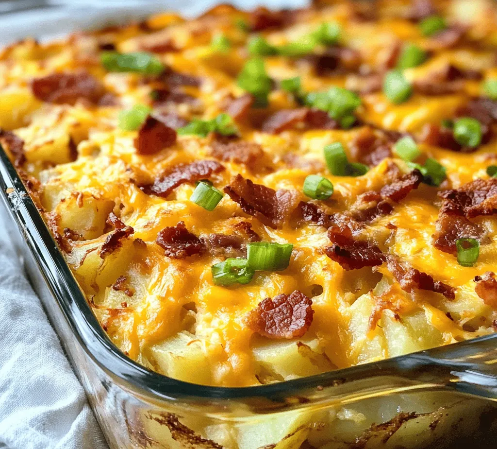 Breakfast is often touted as the most important meal of the day, and what better way to kick-start your morning than with a hearty breakfast casserole? These one-dish wonders combine various ingredients to create a satisfying meal that can be prepared in advance, making them ideal for busy mornings or leisurely weekend brunches. Among the many options available, the Cheesy Bacon Potato Breakfast Casserole stands out as a fan favorite. With its irresistible combination of crispy bacon, tender potatoes, and gooey cheese, this dish is sure to delight everyone at the breakfast table.