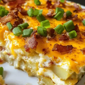 Breakfast is often touted as the most important meal of the day, and what better way to kick-start your morning than with a hearty breakfast casserole? These one-dish wonders combine various ingredients to create a satisfying meal that can be prepared in advance, making them ideal for busy mornings or leisurely weekend brunches. Among the many options available, the Cheesy Bacon Potato Breakfast Casserole stands out as a fan favorite. With its irresistible combination of crispy bacon, tender potatoes, and gooey cheese, this dish is sure to delight everyone at the breakfast table.