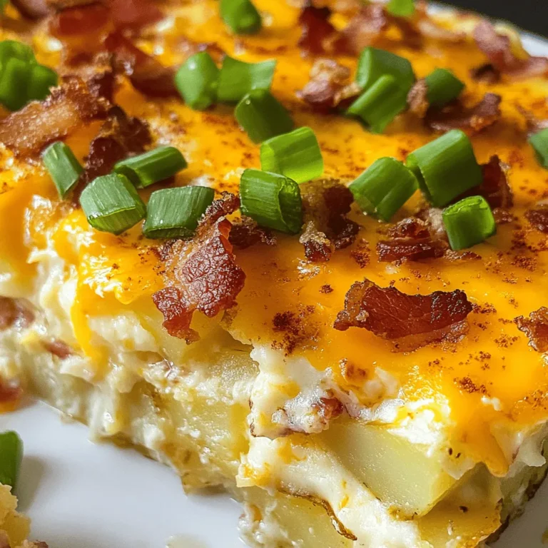 Breakfast is often touted as the most important meal of the day, and what better way to kick-start your morning than with a hearty breakfast casserole? These one-dish wonders combine various ingredients to create a satisfying meal that can be prepared in advance, making them ideal for busy mornings or leisurely weekend brunches. Among the many options available, the Cheesy Bacon Potato Breakfast Casserole stands out as a fan favorite. With its irresistible combination of crispy bacon, tender potatoes, and gooey cheese, this dish is sure to delight everyone at the breakfast table.
