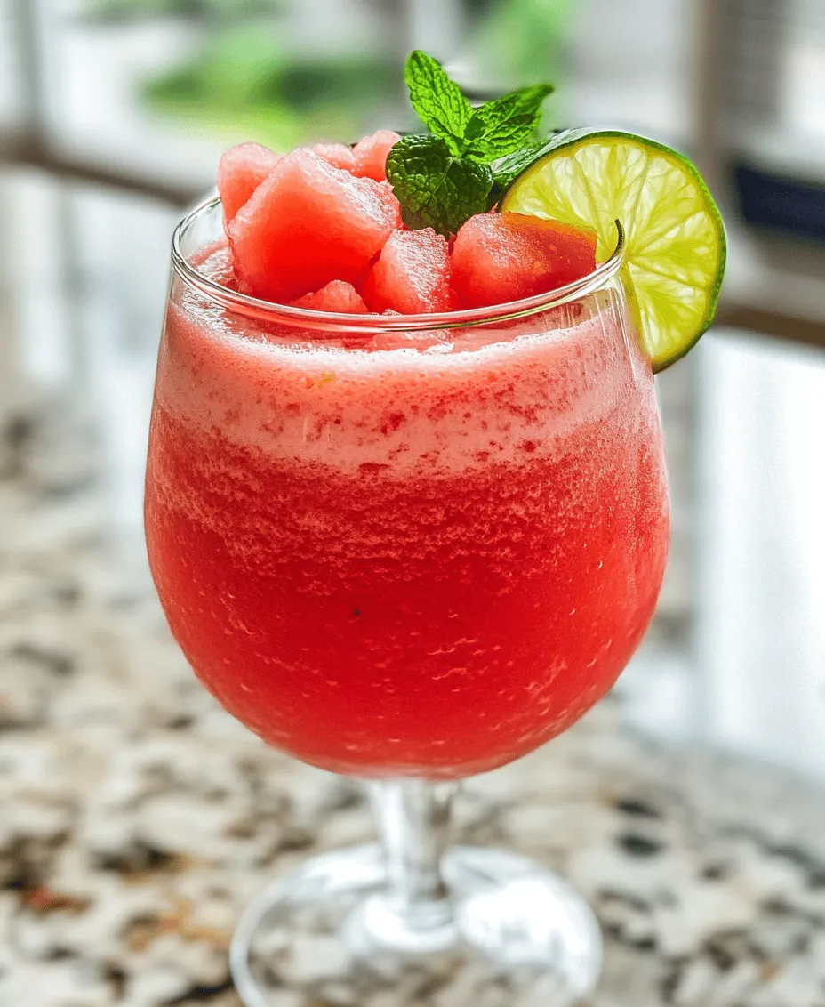 As the temperatures rise and the sun shines brighter, nothing quite compares to a refreshing watermelon smoothie to quench your thirst and nourish your body. This delightful drink is not only a feast for the senses but also a powerhouse of hydration, making it the perfect companion for warm weather activities. The star ingredients of our smoothie—juicy watermelon and revitalizing coconut water—combine to create a deliciously refreshing beverage that is both nutritious and satisfying.