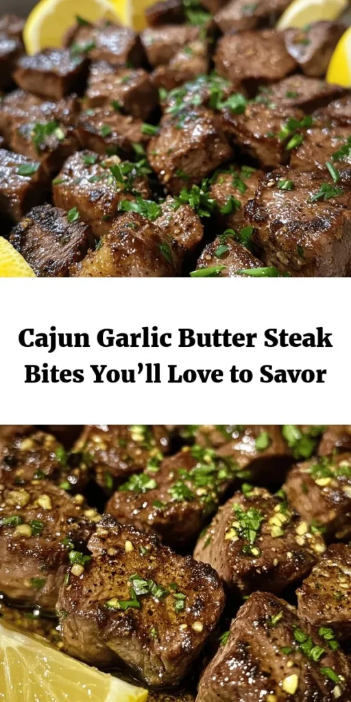 Dive into the bold flavors of Cajun cuisine with our mouthwatering Cajun Garlic Butter Steak Bites. This easy recipe combines tender sirloin steak with zesty Cajun seasoning and rich garlic butter, perfect for impressing guests or enjoying a cozy weeknight dinner. Learn about the origins of Cajun cooking, the importance of fresh ingredients, and step-by-step instructions to create this irresistible dish. Satisfy your taste buds today! #CajunCuisine #SteakBites #GarlicButter #CookingAtHome #FoodieFun