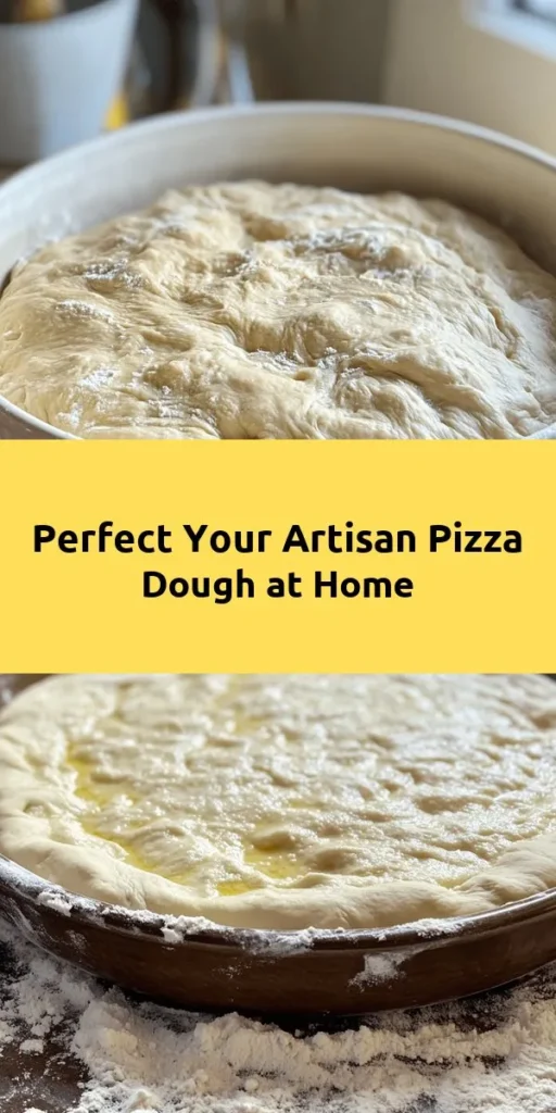 Elevate your pizza game with this artisan pizza dough recipe! Perfect for novice cooks and seasoned chefs alike, this guide walks you through creating a crispy, chewy crust from scratch. Learn about the science of ingredients and master essential techniques for dough-making. Discover different styles of pizza dough and unleash your creativity with toppings. Get ready for a delicious homemade pizza experience! #PizzaDough #HomemadePizza #ArtisanCooking #FoodLovers #CulinaryAdventure #BakingTips #PizzaNight