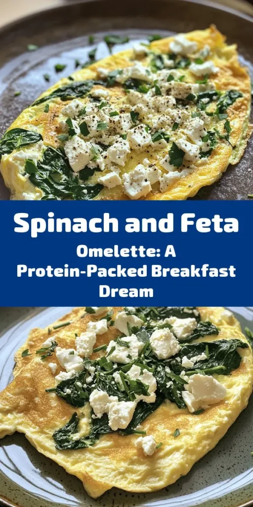 Start your day right with a delicious Spinach and Feta Omelette! This low-carb, high-protein breakfast option is quick to prepare and packed with nutrients. With vibrant spinach and creamy feta, it's not only satisfying but supports your health goals too. Perfect for busy mornings or meal prep. Explore the benefits of fresh ingredients and make healthy eating enjoyable! #LowCarb #HighProtein #HealthyBreakfast #OmeletteRecipe #MealPrepIdeas #Nutrition