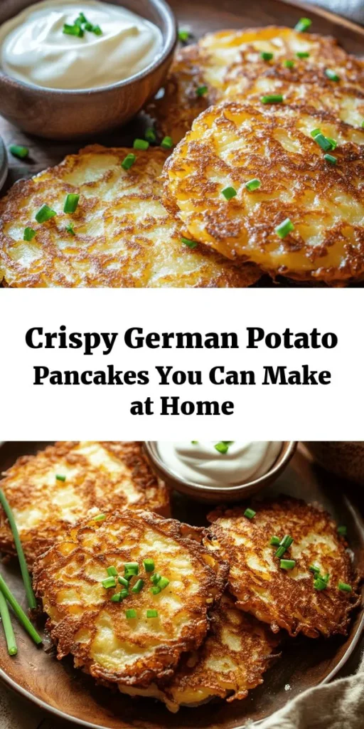 Discover the delightful world of authentic German potato pancakes, known as Reibekuchen. This easy-to-follow recipe takes you on a culinary journey through Germany's rich food heritage. Learn about the origins, key ingredients, and the art of frying these crispy treats to perfection. Serve them with applesauce or sour cream for a true taste of comfort food. Perfect for festive gatherings or cozy meals at home! #Reibekuchen #GermanCuisine #PotatoPancakes #ComfortFood #CookingAtHome #CulinaryTradition