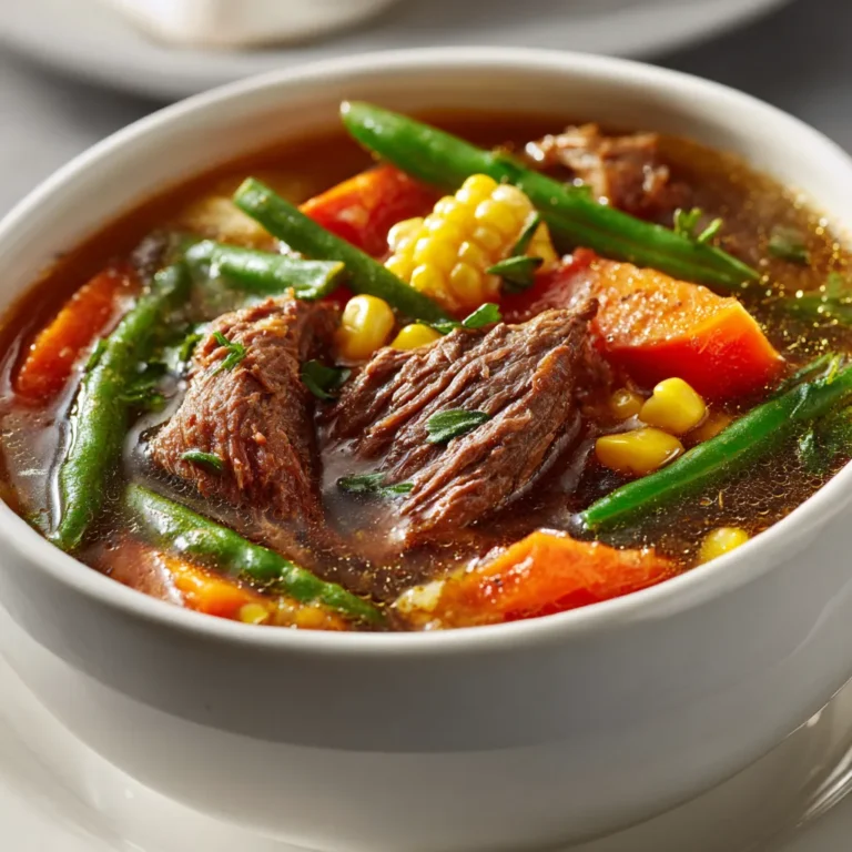 Hearty Crockpot Vegetable Beef Soup is a quintessential comfort food dish that brings warmth and nourishment to chilly days. This rich and flavorful soup combines tender chunks of beef with an array of vibrant vegetables, which are slowly simmered to perfection in a crockpot. Whether it is a cozy family dinner or a gathering with friends, this soup promises to delight everyone at the table. With its slow-cooked flavors and inviting aroma, it transforms a simple meal into a hearty feast.
