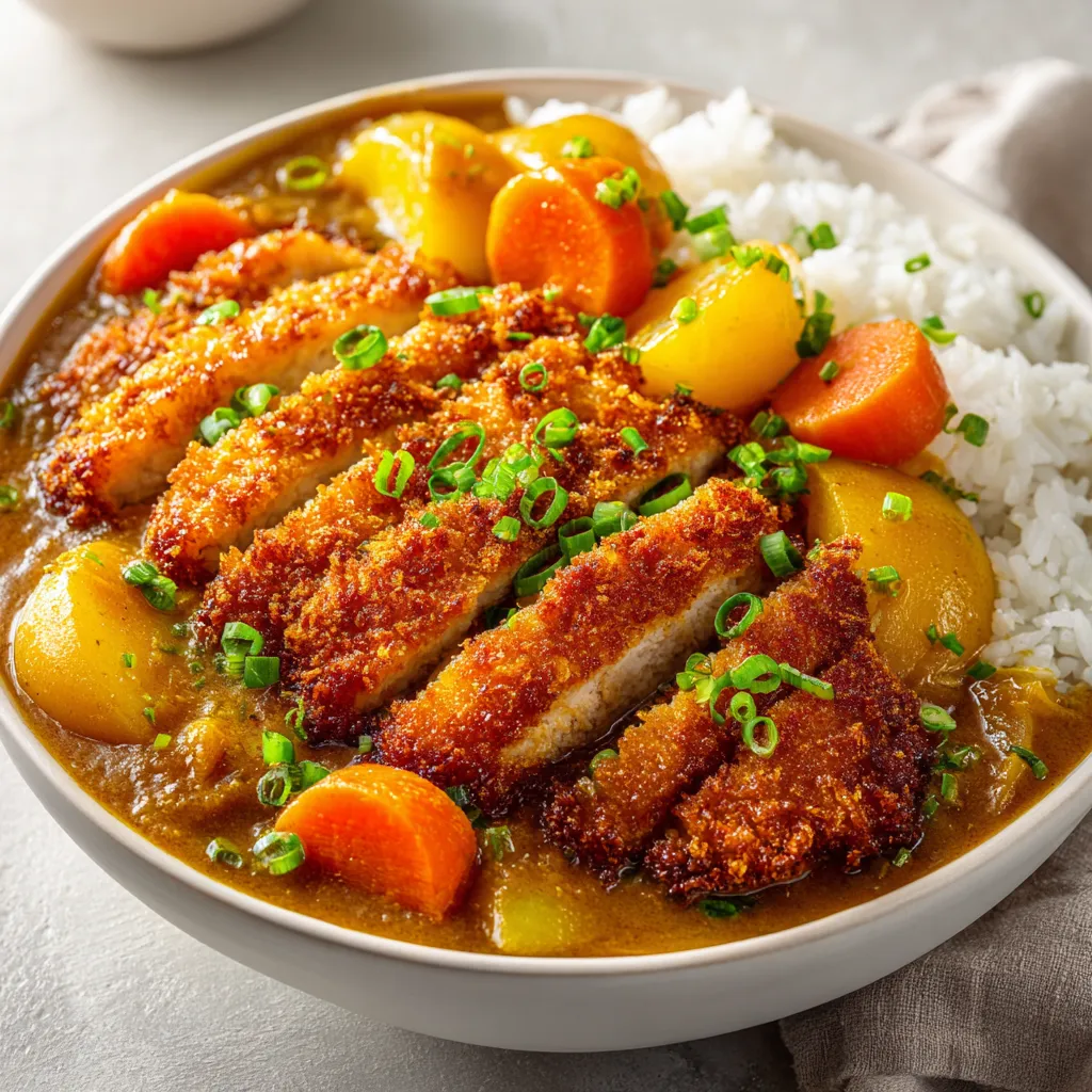 Delve into the comforting world of Japanese cuisine with the irresistible Katsu Curry Delight. This dish harmonizes the crunchy texture of katsu with a rich, aromatic curry sauce, creating a fulfilling experience that is sure to satisfy any appetite. Perfect for casual weeknight dinners or hosting a gathering, this recipe balances heartiness and flavor, making it a family favorite.