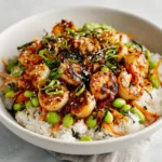 Japanese cuisine is renowned for its harmonious blend of flavors, colors, and textures, making it one of the most beloved cuisines worldwide. From intricately crafted sushi to heartwarming ramen, the offerings are not only delicious but also visually stunning. Among the many dishes that embody the essence of this culinary culture, the Japanese Shrimp Rice Bowl stands out as a favorite. It is a beautiful representation of the balance that defines Japanese meals, combining savory elements with fresh vegetables, all served over perfectly cooked rice.