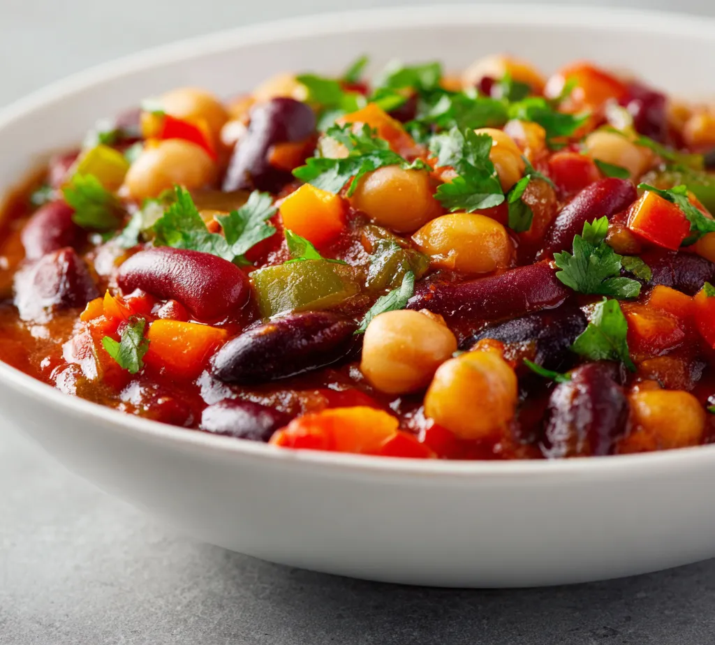 Hearty Crockpot Veggie Bean Stew is the quintessential comfort food that resonates with many home cooks. This delightful stew is a warm and satisfying blend of nutritious ingredients, skillfully cooked to perfection in a slow cooker. The combination of various beans, fresh vegetables, and aromatic spices results in a dish that is not only filling but brimming with robust flavors. It's perfect for chilly evenings when you crave something warm, hearty, and full of nutrition.