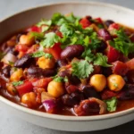 Hearty Crockpot Veggie Bean Stew is the quintessential comfort food that resonates with many home cooks. This delightful stew is a warm and satisfying blend of nutritious ingredients, skillfully cooked to perfection in a slow cooker. The combination of various beans, fresh vegetables, and aromatic spices results in a dish that is not only filling but brimming with robust flavors. It's perfect for chilly evenings when you crave something warm, hearty, and full of nutrition.