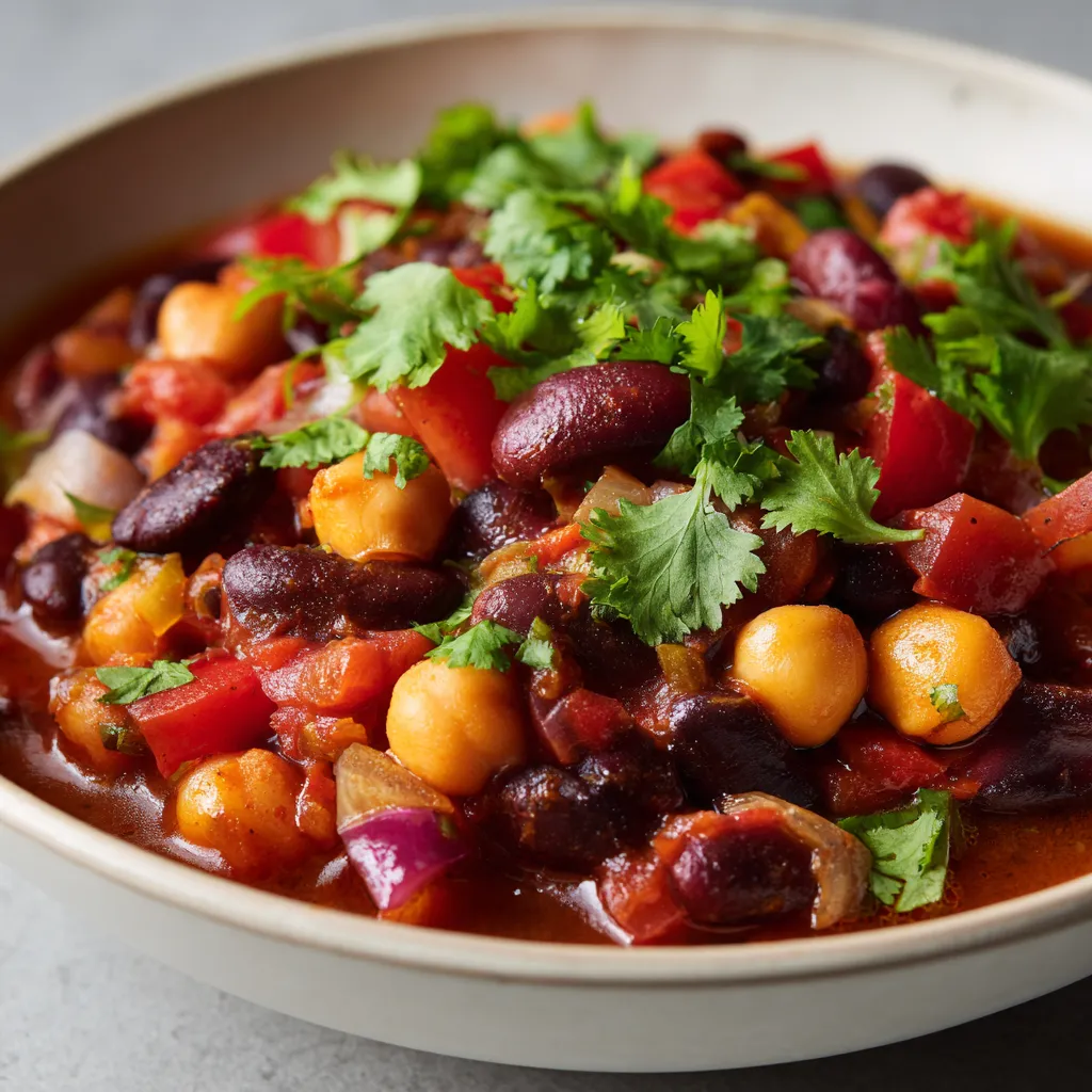 Hearty Crockpot Veggie Bean Stew is the quintessential comfort food that resonates with many home cooks. This delightful stew is a warm and satisfying blend of nutritious ingredients, skillfully cooked to perfection in a slow cooker. The combination of various beans, fresh vegetables, and aromatic spices results in a dish that is not only filling but brimming with robust flavors. It's perfect for chilly evenings when you crave something warm, hearty, and full of nutrition.