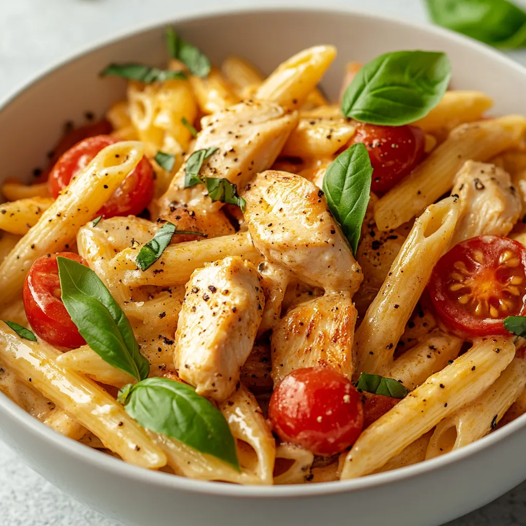 Exploring the irresistible combination of chicken, cheese, and pasta, this recipe for Cheesy Chicken Mozzarella Pasta Bliss showcases a creamy and savory dish that's both comforting and indulgent. With tender pieces of chicken enveloped in a rich, creamy sauce, this dish is a culinary delight perfect for satisfying those cravings. The combination of mozzarella and Parmesan adds a luscious texture and flavor that makes each bite heavenly.