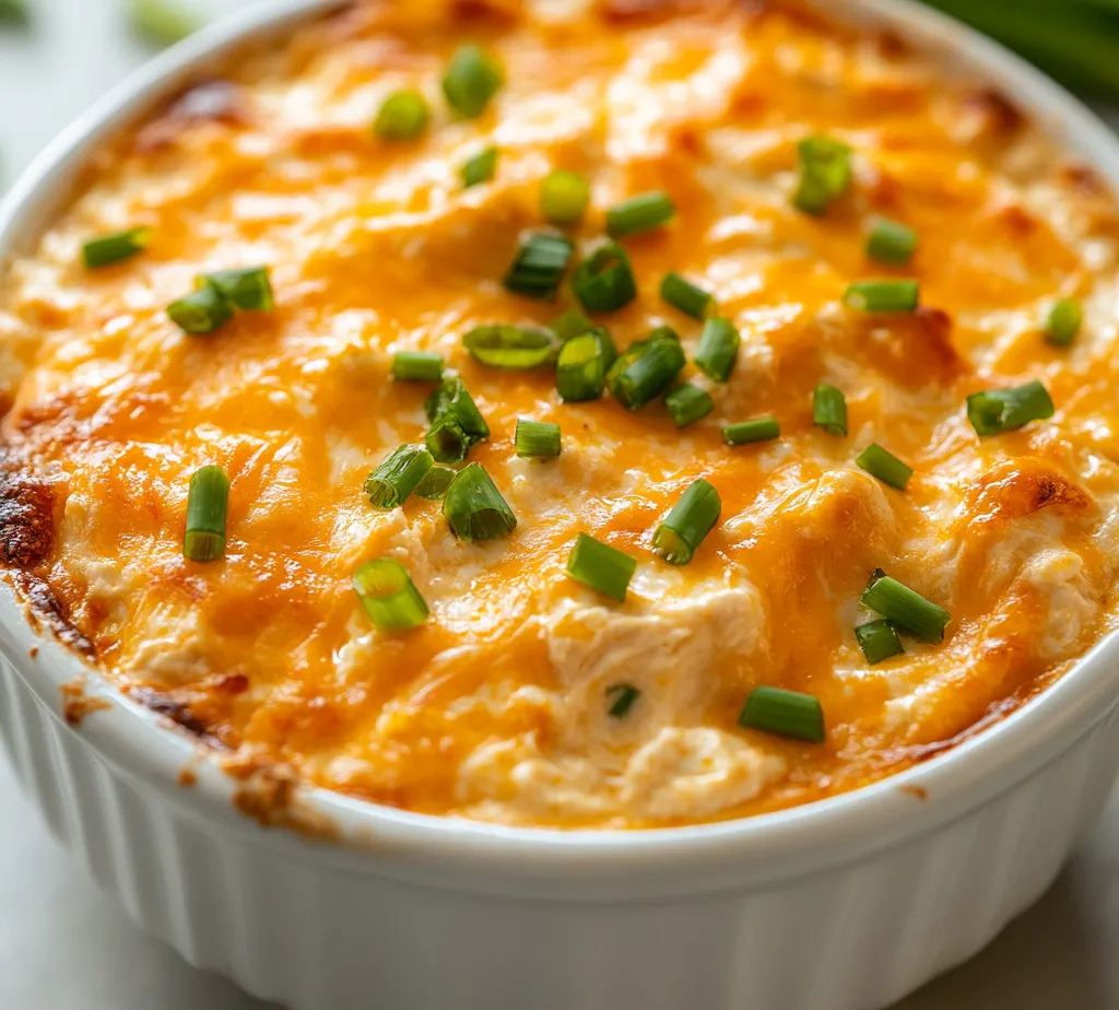 Creamy Buffalo Chicken Dip is a beloved appetizer that has gained a formidable reputation in the realm of gatherings and game day menus. Its rich blend of flavors, highlighted by the zesty kick of buffalo sauce, creamy texture from cheeses, and savory notes from chicken, creates an irresistible dip that is perfect for any social setting. This dip is not only delicious but also incredibly versatile, making it an ideal accompaniment to a variety of snacks such as tortilla chips, celery sticks, and carrot sticks.