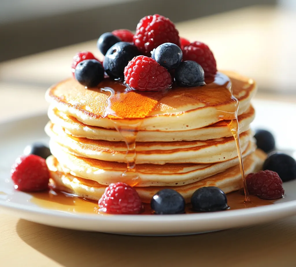 Explore the world of fluffy pancakes with this Fluffy Delight Pancakes Recipe that promises to be a breakfast favorite for everyone at your table. Perfectly light and airy, these pancakes are the ideal canvas for any toppings you choose. Made with simple and wholesome ingredients, this recipe ensures that anyone can whip up a stack of fluffy delight pancakes in just moments. Whether enjoyed during a leisurely weekend brunch or a hurried weekday breakfast, these pancakes deliver satisfying warmth and comfort.