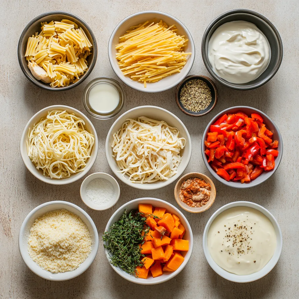 The Creamy Angel Chicken Bake Delight offers a harmonious blend of flavors and textures, perfect for a comforting family meal or a cozy gathering with friends. This dish brings together tender chicken, creamy sauces, and the delightful bite of angel hair pasta, making it a go-to recipe for anyone in search of simplicity and delicious taste. With the combination of succulent chicken breast and vibrant, frozen vegetables enveloped in a rich, umami-packed mushroom soup base, every bite is both satisfying and indulgent.