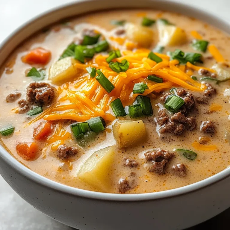 Crockpot recipes have a special place in many kitchens, offering convenience without sacrificing flavor. The Hearty Crockpot Cheeseburger Soup is an excellent example of such a dish. This cozy, creamy soup embodies the comforting essence of classic cheeseburgers with its rich flavors and hearty ingredients, making it perfect for those chilly evenings or casual gatherings with friends and family.