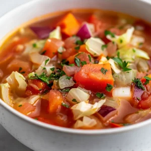 Explore the delicious and nutritious world of Cabbage Soup, a dish packed with vegetables and flavor, perfect for those seeking a healthier lifestyle. This hearty soup is not only easy to prepare but also offers numerous health benefits thanks to its rich assortment of ingredients. Cabbage, being the star of the dish, provides a unique combination of crunch and softness, while other vegetables amplify the taste, creating a medley of flavors that are both comforting and revitalizing.