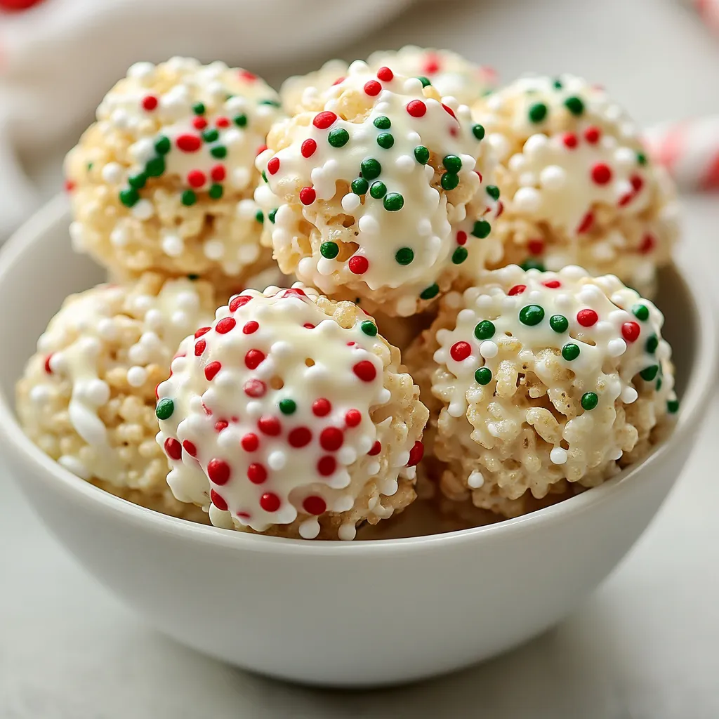 This article explores the delightful world of Festive Holiday Rice Crispy Treats, specifically focusing on cheerful sprinkle balls. Ideal for sharing with loved ones during the holiday season, these treats offer a unique twist on the classic rice crispy snack. With a combination of fluffy mini marshmallows, the comforting richness of unsalted butter, and a festive touch of colorful sprinkles, these treats make for a perfect holiday indulgence. The hint of vanilla extract elevates the flavor profile, making each bite a joyful celebration of sweetness.