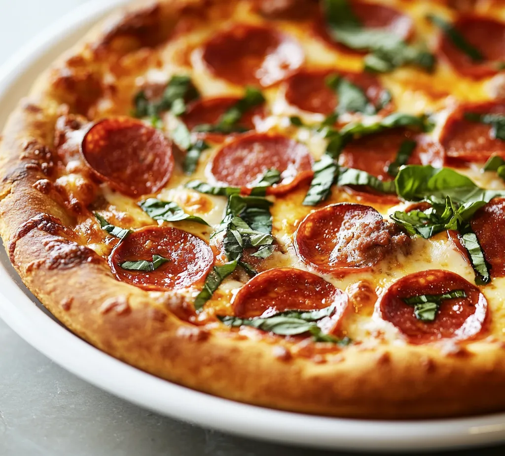 Explore the ultimate comfort food with the Sizzling Sausage and Pepperoni Comfort Pie. This savory dish, with its mouthwatering combination of Italian sausage, pepperoni, and a medley of vegetables, makes for the perfect family meal, party dish, or cozy night in. The warmth of baked cheese and the satisfying crunch of pie crust create a delightful harmony of flavors and textures, sure to please everyone at the table.