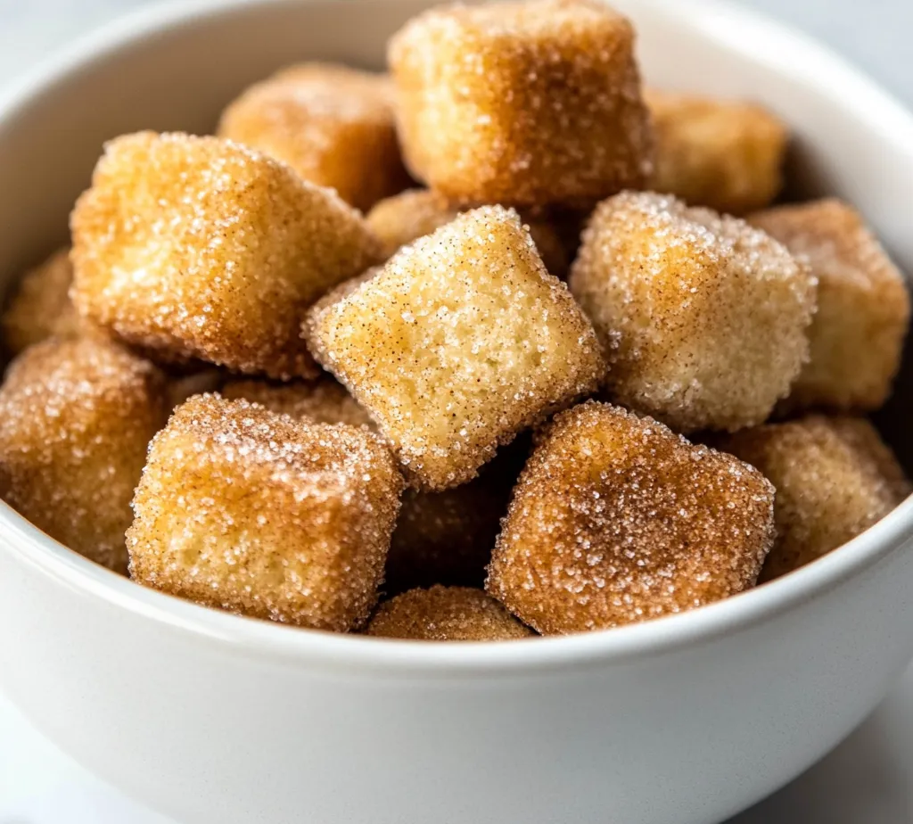 Churro bites are a delightful twist on the classic churro, offering all the crunchy, sugary goodness in bite-sized pieces. These airy morsels are sure to become a favorite for dessert lovers and snack enthusiasts alike. The beautiful golden-brown hue paired with the irresistible sweetness of cinnamon sugar makes these churro bites a treat for all ages. Their petite size not only makes them perfect for sharing but also creates a fun, interactive dining experience, especially for kids.