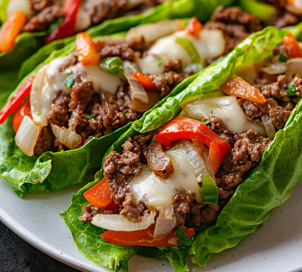 Keto Philly Cheesesteak Roll-Ups are a tantalizing twist on the classic Philly cheesesteak, designed for those following a low-carb diet. These delectable roll-ups combine the rich flavors of seasoned meat, sautéed vegetables, and melted cheese, all wrapped in crisp, refreshing lettuce leaves. This dish offers not only an explosion of taste but also convenience, making it a perfect meal for busy weeknights or a fun appetizer for gatherings.