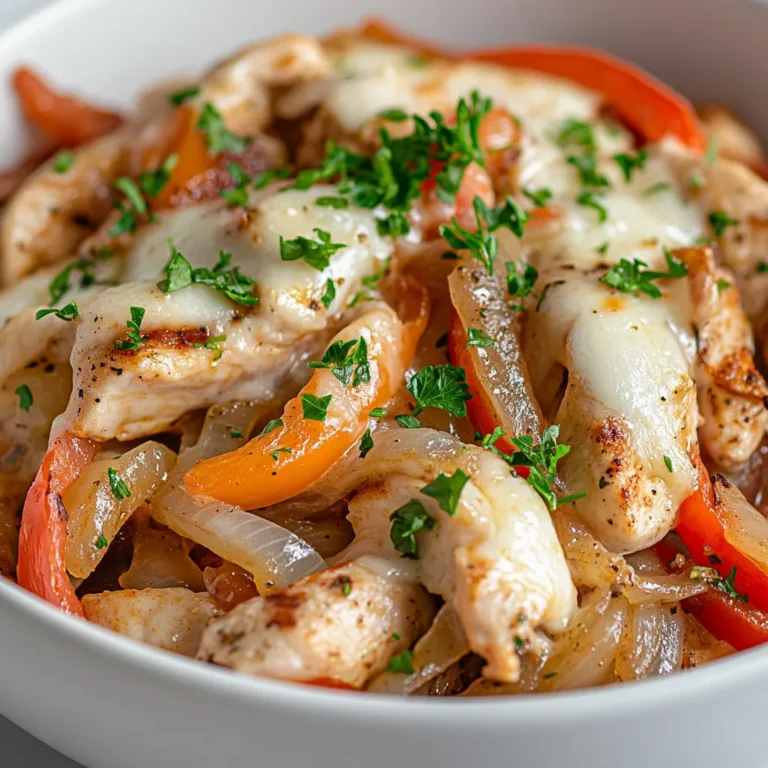 Exploring the fusion of flavors in savory chicken cheesesteaks reveals a hearty and satisfying dish that tantalizes the taste buds. This savory chicken cheesesteak skillet combines tender chicken, colorful vegetables, and gooey cheese in a simple yet delectable one-pan meal. Ideal for busy weeknights or relaxed gatherings, this dish promises comfort and flavor. The combination of mouthwatering seasonings and fresh vegetables makes it not only delicious but also visually appealing, creating a perfect atmosphere for family dinners or casual get-togethers.