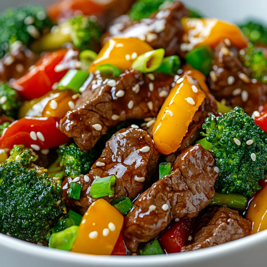 Exploring the delightful world of quick and flavorful meals, One-Pan Chinese Beef and Broccoli Sensation stands out as a must-try recipe for busy weeknights. This dish marries tender flank steak with crunchy fresh vegetables, all enveloped in a savory sauce that’s both satisfying and nutritious. With a cooking time of just 30 minutes, it brings the essence of Asian cuisine right to your kitchen, allowing you to enjoy a restaurant-quality meal without the wait.